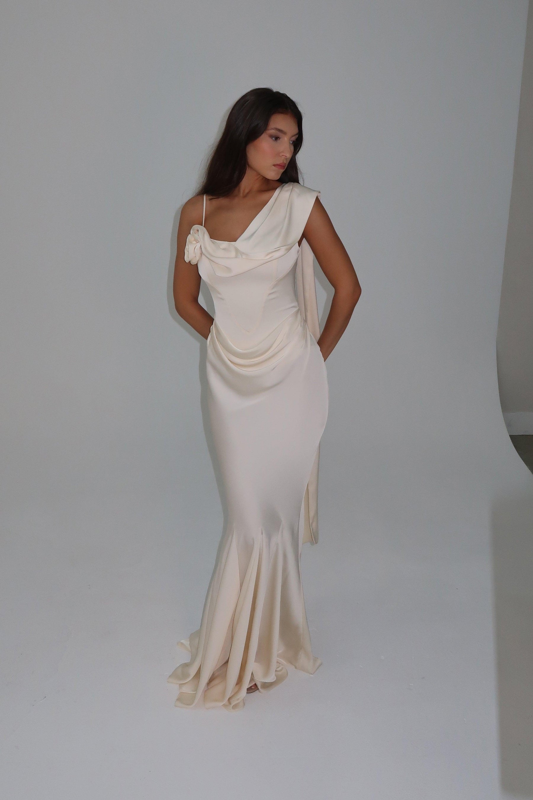 Vestido Longo Marfim