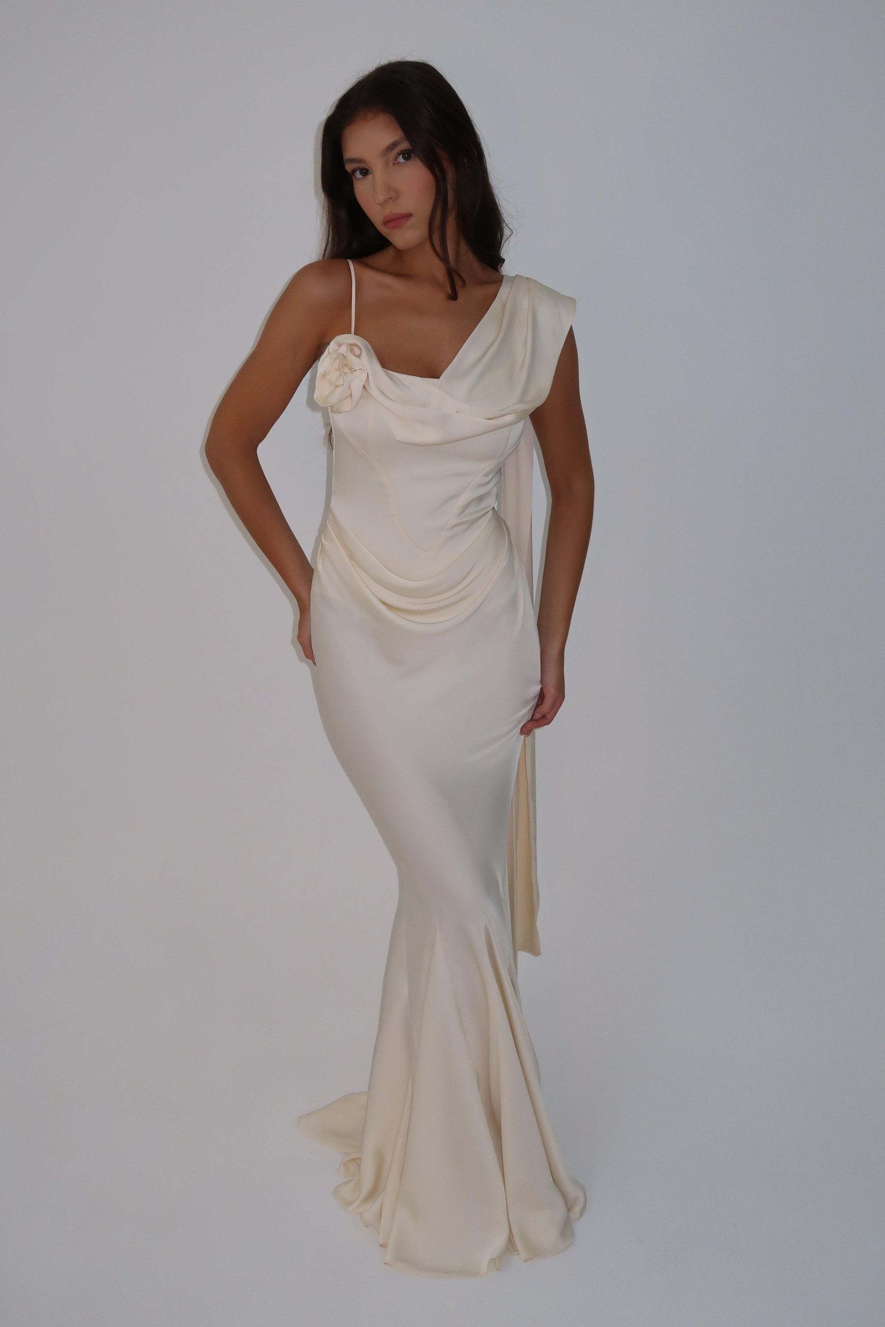 Vestido Longo Marfim