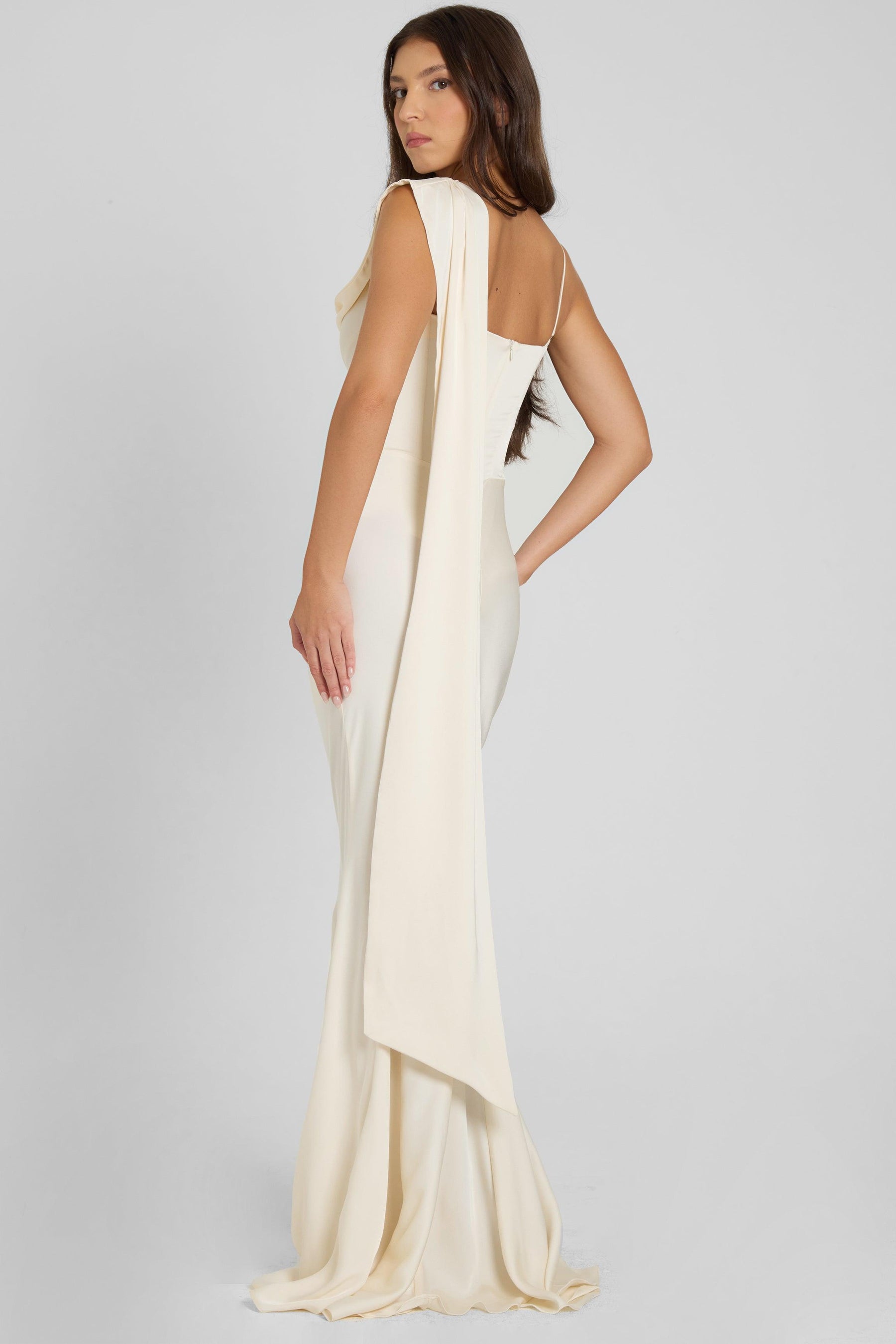 Vestido Longo Marfim