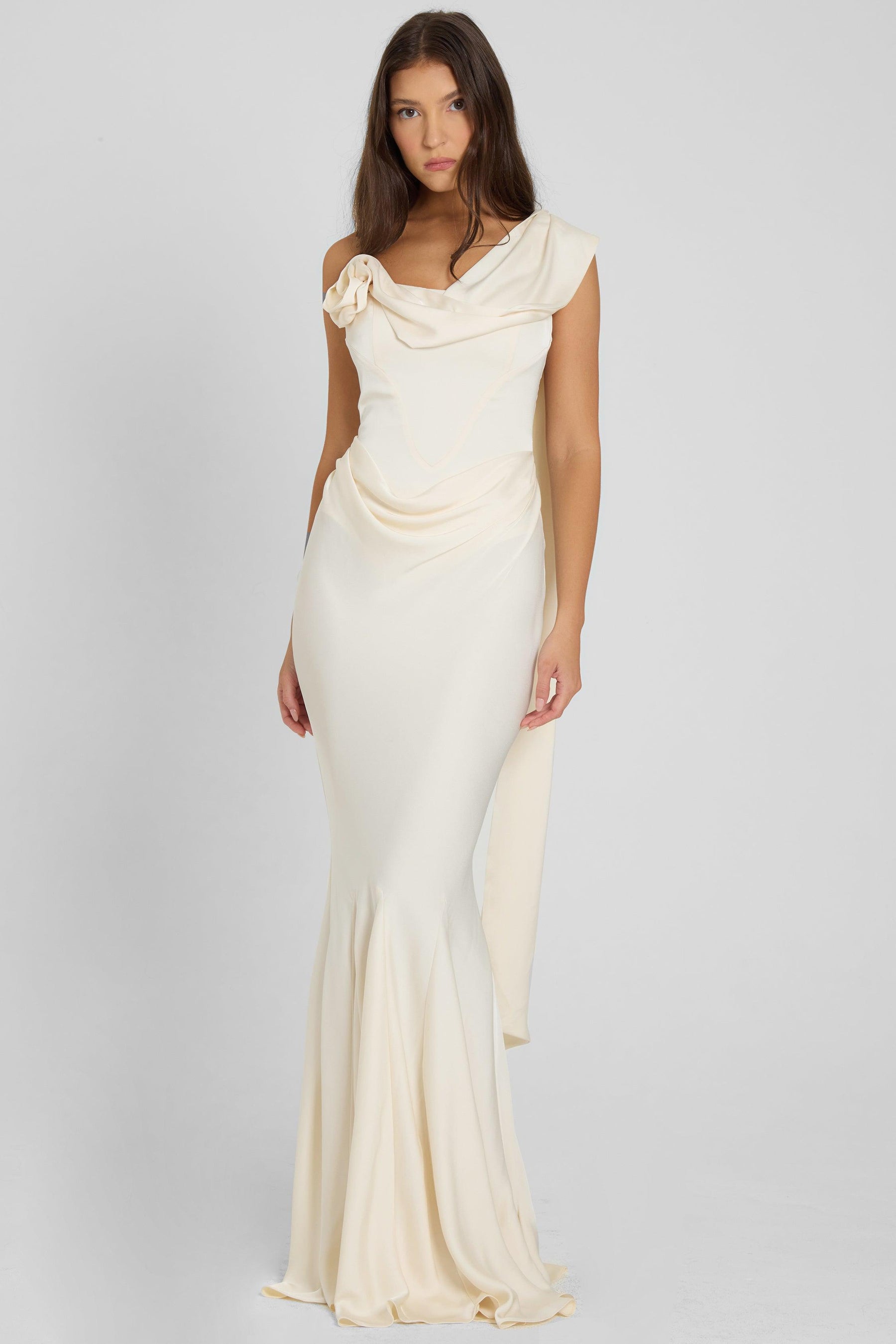 Vestido Longo Marfim