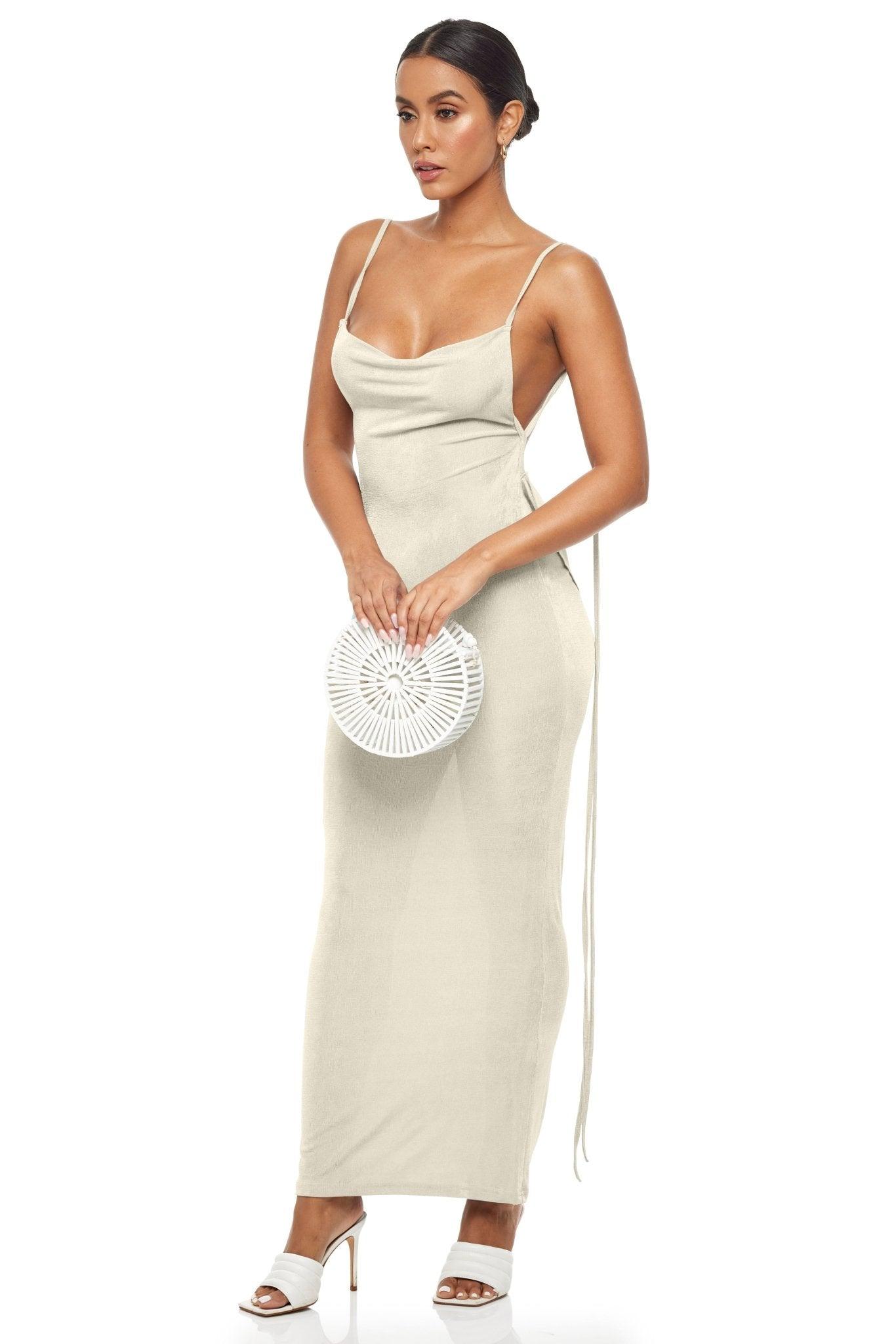 Vestido Longo Cream
