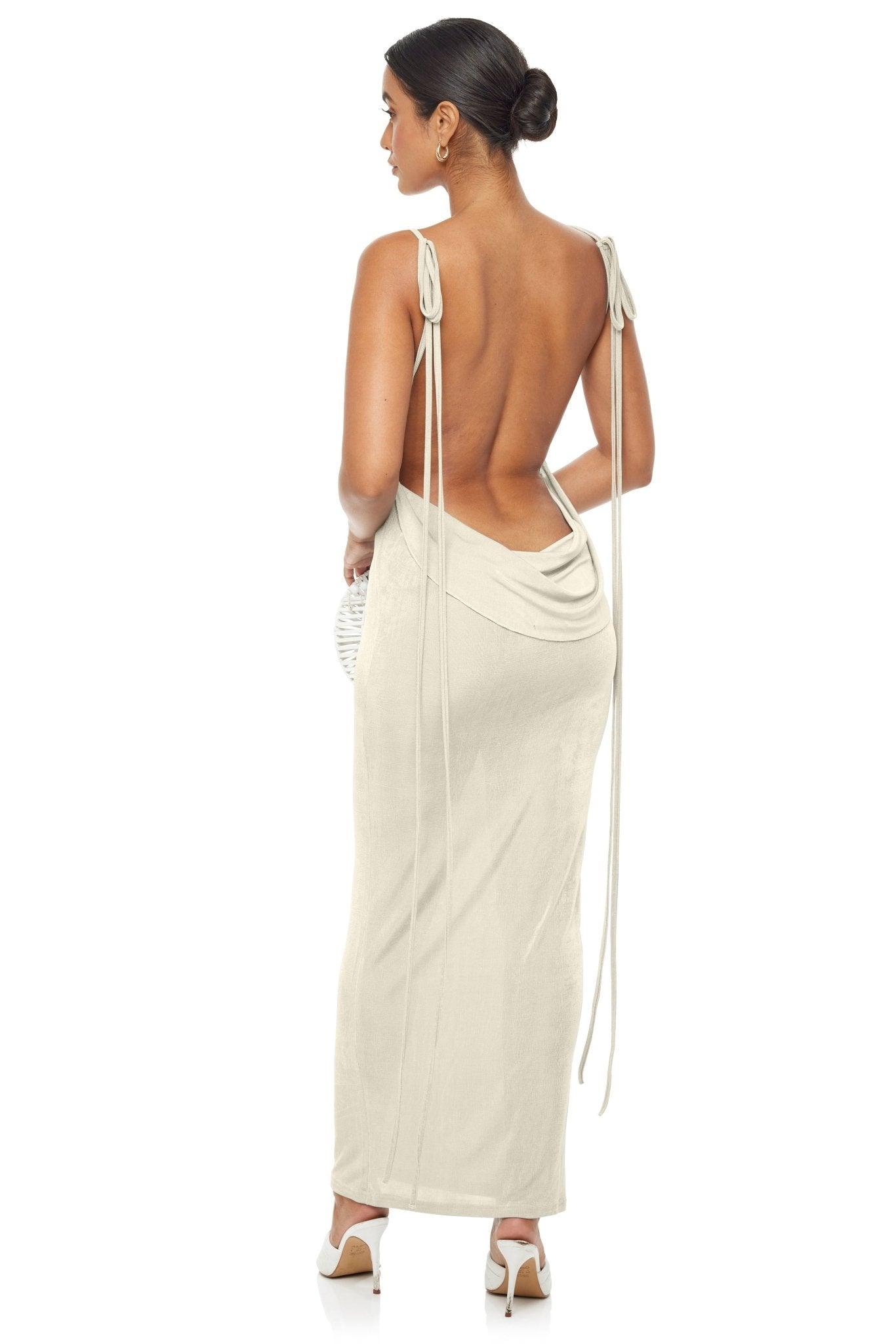 Vestido Longo Cream